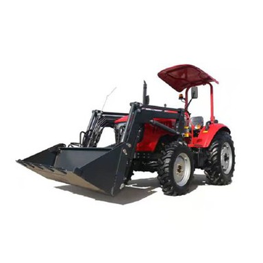 Zemědělský traktor s čelním nakladačem